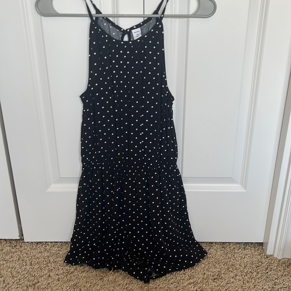 Womens polkadot romper XS